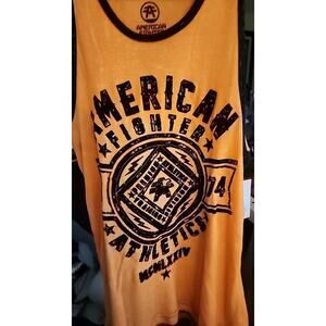 American Fighter Tank Mens Affliction Muscle Tee Shirt USA Gym Large Nwt Cr10